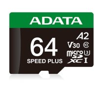 MEMORY MICRO SDXC 64GB UHS-I/UD64GUI3V30A2SP-RA1 ADATA