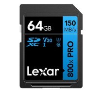 MEMORY SDXC 64GB UHS-I/LSD0800P064G-BNNNG LEXAR