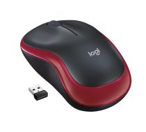 MOUSE USB OPTICAL WRL M185/RED 910-002237 LOGITECH