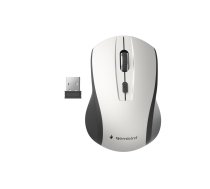 MOUSE USB OPTICAL WRL BLACK/SILVER MUSW-4B-02-BS GEMBIRD
