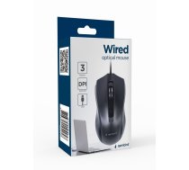 MOUSE USB OPTICAL/BLACK MUS-3B-01 GEMBIRD