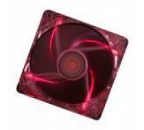 CASE FAN 120MM TRANSP 3PIN+4P/RED 12V XF046 XILENCE