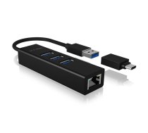 Raidsonic | 4 Port Hub with USB 3.0 Type-A