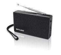 Muse | M-030R | 2-band portable radio | Black