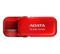 ADATA | USB Flash Drive | UV240 | 64 GB | USB 2.0 | Red