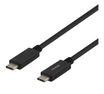 DELTACO USB 2.0 USB-C to USB-C cable, 3m, USB-IF certified, 480 Mbit / s, black USBC-2003M