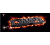 Keyboard DELTACO GAMING UK, USB, black / GAM-024UK