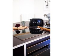 Smeg TSF02BLEU Toaster, 4 slice, black, metal body