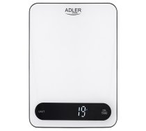 Adler AD 3177wb Electronic kitchen scale White, Black