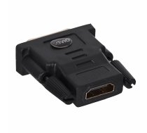 Savio CL-21 cable gender changer DVI HDMI Black