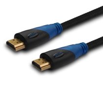 Savio CL-02 HDMI cable 1.5 m HDMI Type A (Standard) Black,Blue