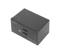 Digitus KVM Switch, 2 Port, Dual Display, 4K, HDMI®