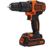 Black & Decker BDCHD18KB-QW drill Keyless Black, Orange