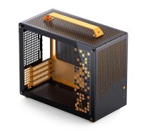 Computer Case JONSPLUS MATX Handle Case Z20 - Black-Orange