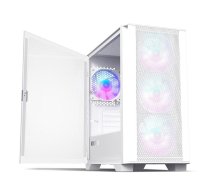 Montech AIR 100 ARGB, Micro-ATX, Tempered Glass - white