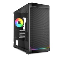 Sharkoon MK4W RGB Strip Micro Tower Black