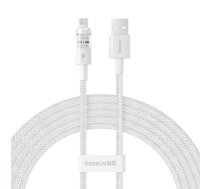 Baseus Gem USB to IP 2.4A fast charging cable 2 m White