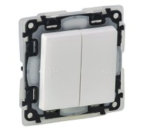 Valena Life balts IP44 Slēdzis 1+1