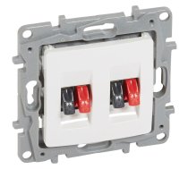 Niloe balts Rozete Audio 4d.