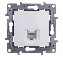 Niloe balts Rozete 1xRJ45 Cat5 UTP *