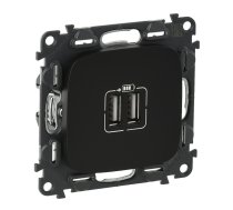 Valena Allure melns rozete USB