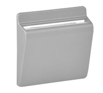 Cover plate Valena Life/Allure - keycard switch - aluminium