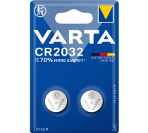 CR2032 baterijas Varta litija 6032 iepakojumā 2 gb.