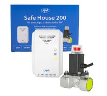 Gāzes sensors un solenoīda vārsts komplekts PNI Safe House 200 3/4 collas