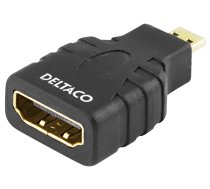 HDMI - micro HDMI adapter DELTACO 4K UHD 30Hz, black / HDMI-24-K / R00100027