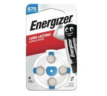 Izmērs 675 baterijas 1.45V Energizer Zn-Air PR44 iepakojumā 4 gb.