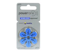 Izmērs 675 | Dzirdes Aparāta baterijas Varta Zn-Air PR44 iepakojumā 6 gb.