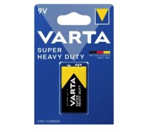 9V 6LR61 / 6F22 baterija 9 Volti Varta Zinc-carbon 1B iepakojumā 1 gb.
