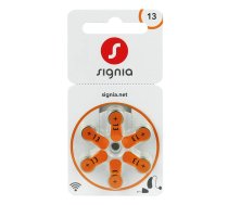 Izmērs 13 | Dzirdes Aparāta baterijas Signia Zn-Air PR48 iepakojumā 6 gb.