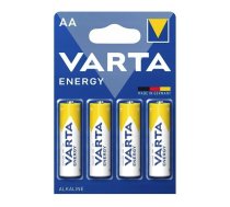 LR6/AA baterijas Varta Energy Alkaline MN1500/4106 iepakojuma 4 gb.