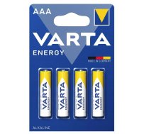 AAA / LR03 baterijas Varta Energy Alkaline MN2400/4103 iepakojumā 4 gb.