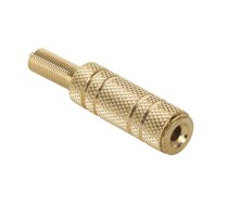 Audio Jack 3.5mm Socket | Female | Stereo | Gold Metal