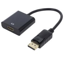 DisplayPort 1.1 male to HDMI female adapter, 10cm, Full HD 1080p | GEMBIRD