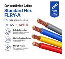 Wire; FLRY-A; stranded; Cu; 0.35mm2; PVC; blue-white; 60V; 100m