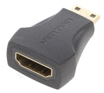 Adapteris HDMI ligzda Female / mini HDMI spraudnis Male melns Vention AISB0-DE