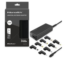 Universālais strāvas adapteris datoram 45W | MultiPlug | 8 sraudņi | + elektrības kabelis
