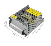 12V 60W LED draiveris - barošanas bloks | IP20 | 5A | Qoltec