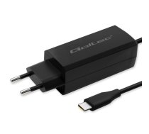 Qoltec 65W GaN Super Fast Charger| 5-20V | 3-3.25A | USB-C 3.1 | Laptop | Smartphone | Tablet