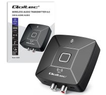 Bezvadu audio HiFi raidītājs/uztvērējs mājai un auto | Bluetooth 6.0 | NFC | 2 x RCA | 1 x 3.5mm | Q
