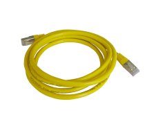 Patch cord | Patch Kabelis | Patch cable | 1m | CAT6 | FTP | STP | 100cm | ElectroBase ® | Dzeltens