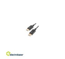 LANBERG DisplayPort M/M kabelis 0,5m 4K bl