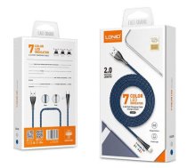 Izturīgs USB-C- USB ātrās uzlādes kabelis ar LED indikāciju | 2m | 2.4A