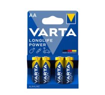 VARTA Longlife Power Alkaline Baterija AA (1,5V) B4, cena par blisteri 4 gab.