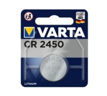 CR2450 baterijas Varta litija 6450 iepakojumā 1 gb.