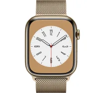 Apple Watch Series 8 GPS + Cellular 45mm Zelta Nerūsējošais tērauds