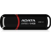 Adata MEMORY DRIVE FLASH USB3.1 64GB/BLACK AUV150-64G-RBK ADATA